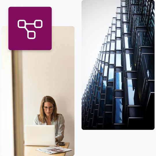 Girl working at Head quarter